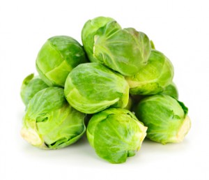 Isolated brussels sprouts